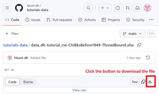 Download the data file from our github repo