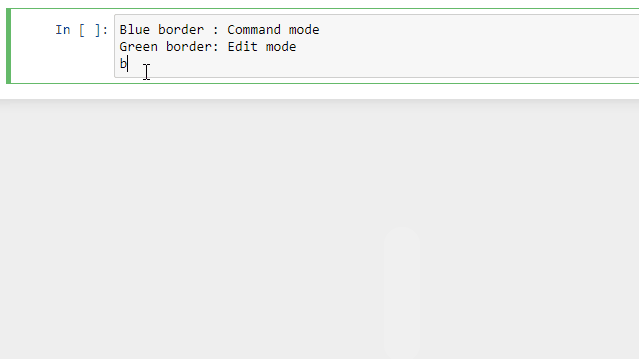 Jupyter Notebook Command mode