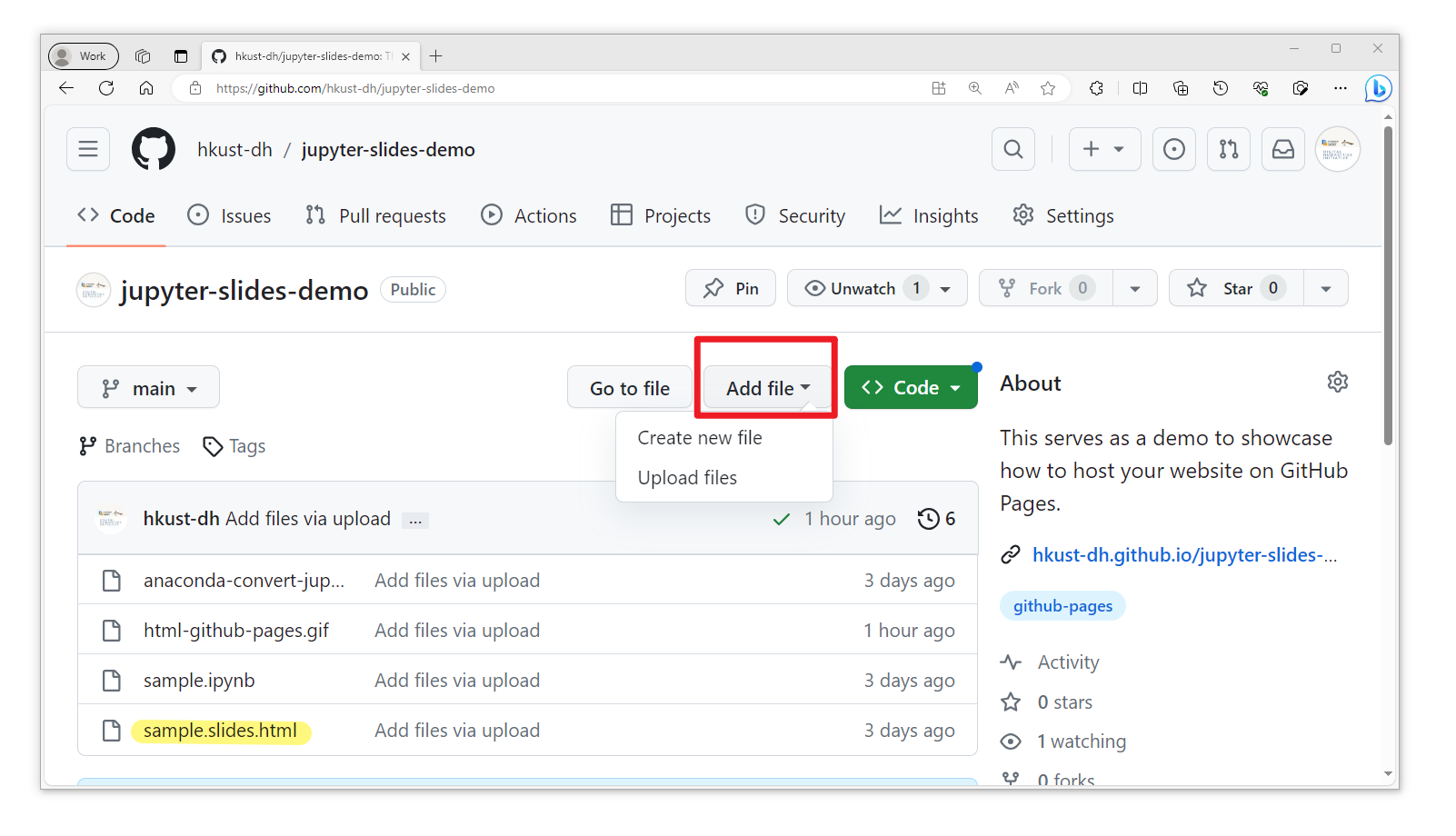 How to host your website on GitHub Page - HKUST Digital Humanities ...