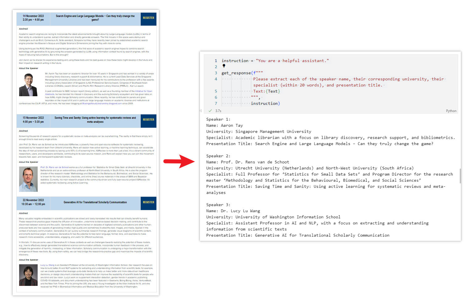 LLM example - NER tasks