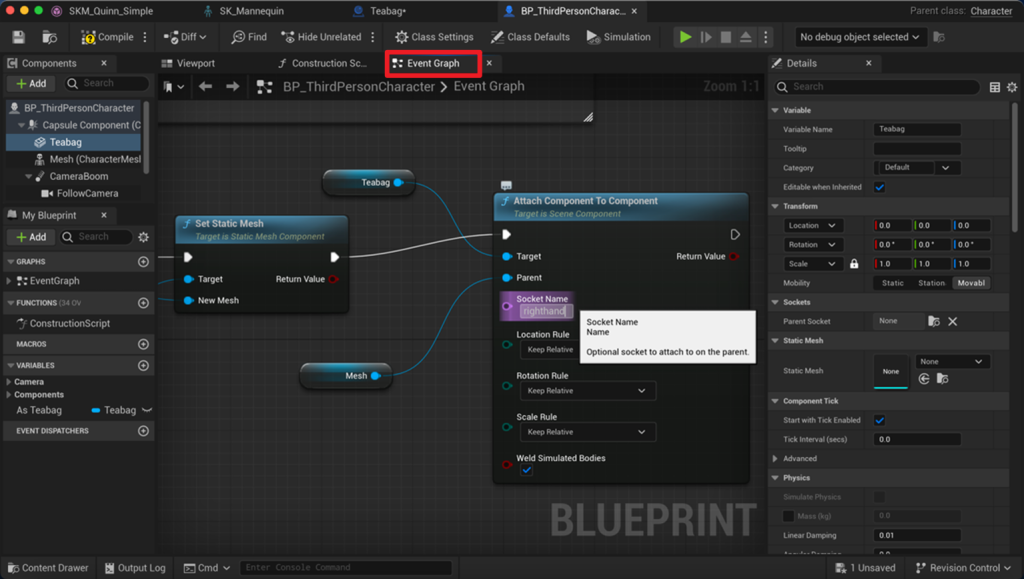 UE5 grab - Step 7: Fine-Tuning