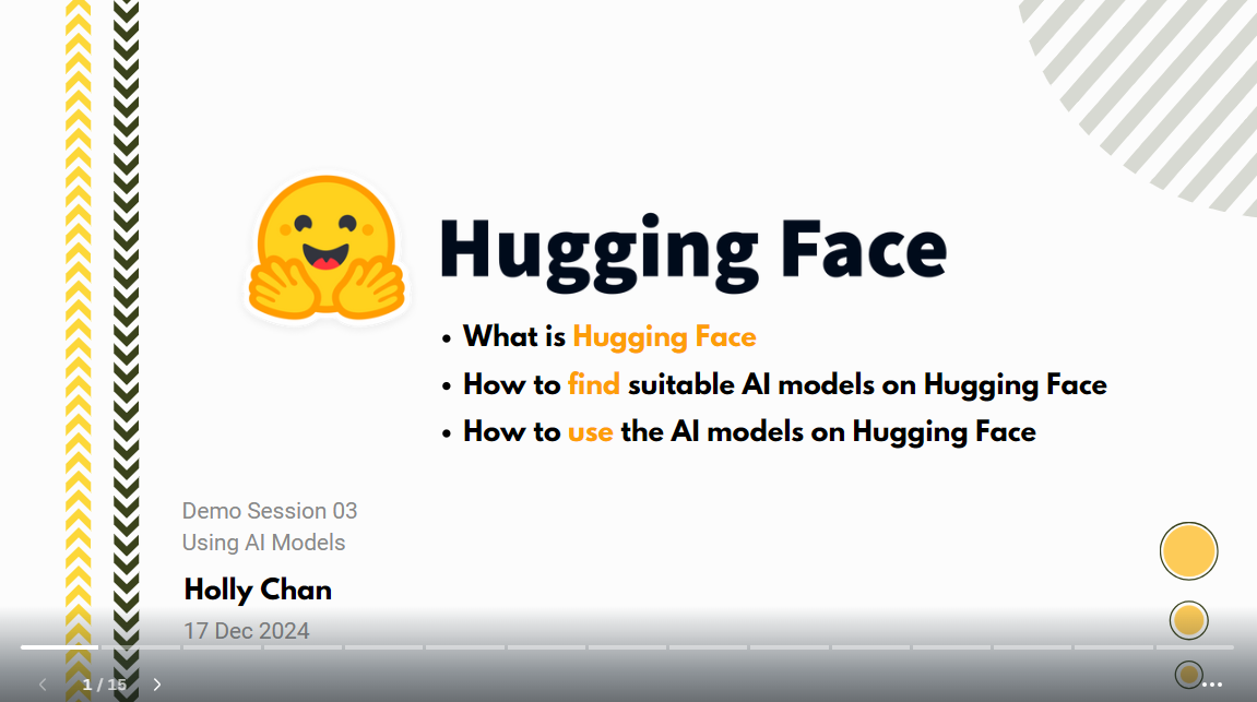 huggingFace Slide Cover